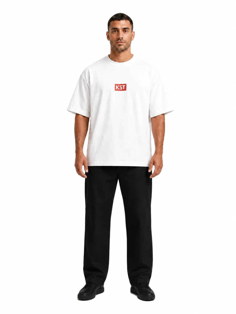 On body | white Hate Me Now Tee